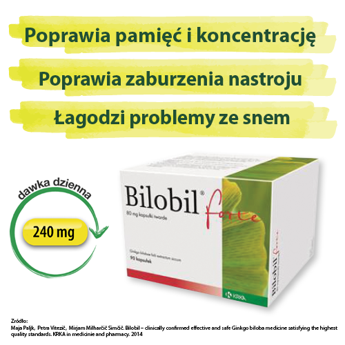 Bilobil Forte 80 mg x 90 kaps.