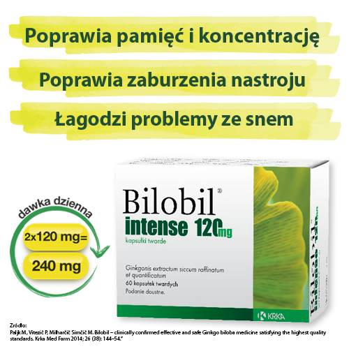 Bilobil Intense 120mg x 60 kaps.