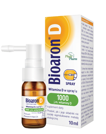Bioaron D spray 1000 j.m. płyn 10 ml
