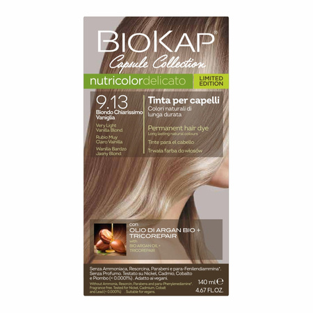 Biokap NUTRI DELICATO 9,13 wanilia bardzo jasny blond