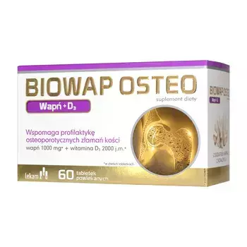 Biowap Osteo D3 60 tabletek, 