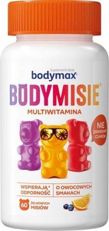 Bodymax Bodymisie o owocowych smakach 60 żelek, data 06/2022