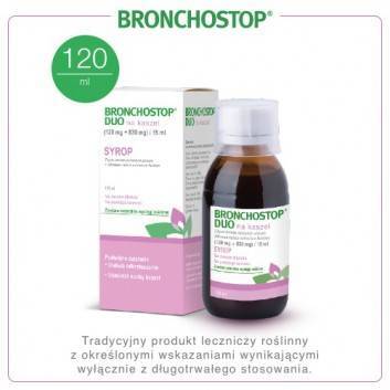 Bronchostop Duo na kaszel syrop 120ml