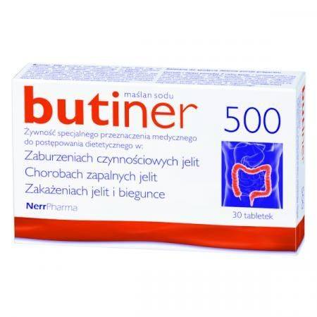 Butiner 500 tabl.powl.ozmod.uwal.500mg*30