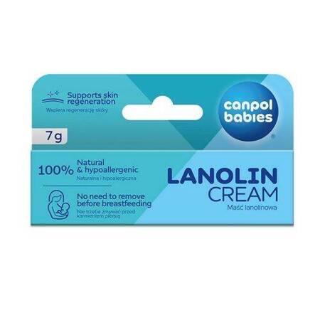 CANPOL Babies Lanolin Cream Maść lanolinowa, 7g