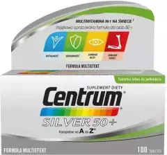 CENTRUM SILVER 50+,100 tabletek