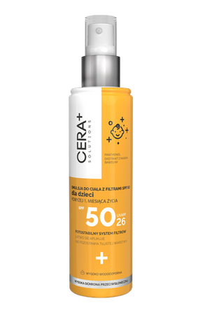 CERA+ SOLUTIONS Emulsja do ciała  dla dzieci SPF50 150ml