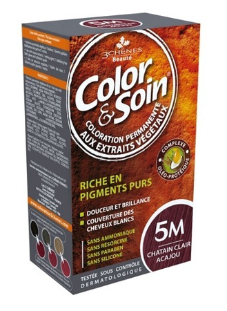COLOR & SOIN Farba do włosów 5M, 135 ml