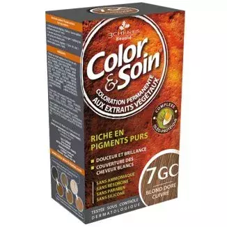 COLOR & SOIN Farba do włosów 7GC miedziany blond 135 ml