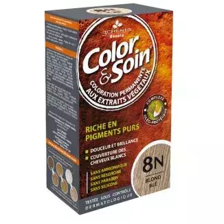 COLOR & SOIN Farba do włosów 8N blond pszeniczny 135 ml