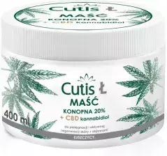 CUTIS Ł-Łuszczyca Maść konopna 20%+CBD, 400ml