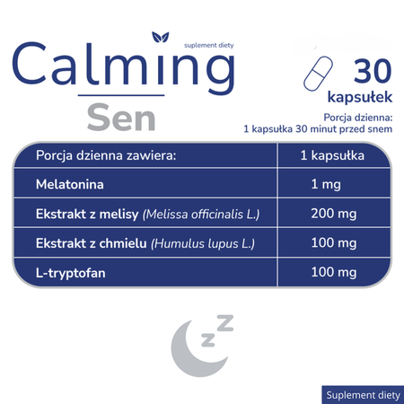 Calming Sen kapsułki twarde, 30 sztuk