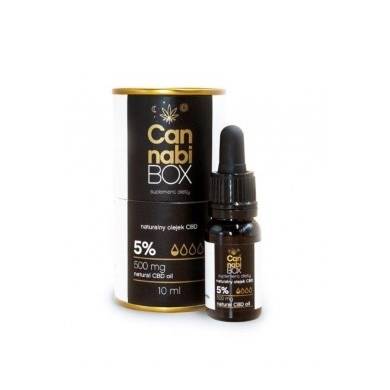 CannabiBox 5% krople 10 ml, data ważności 2023/06