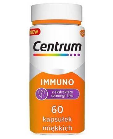 Centrum Immuno z ekstraktem z czarnego bzu 60 kaps