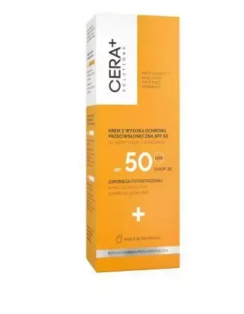 Cera+ SOLUTIONS Krem ochronny SPF 50 skóra wrażliwa, 50 ml