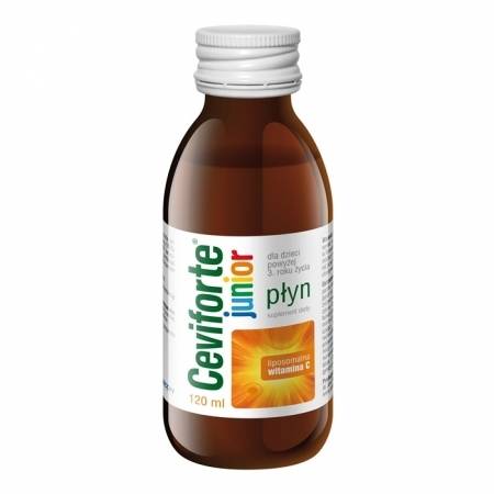 Ceviforte Junior płyn, 120 ml, data ważności 2024/07