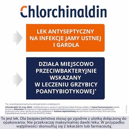 Chlorchinaldin, 20 tabletek