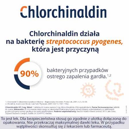 Chlorchinaldin x 40 tabetek