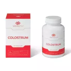 Colostrum Genactiv 200mg, 120 kapsułek