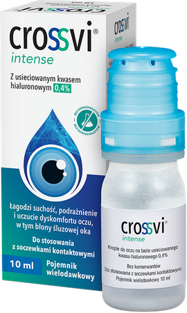 Crossvi Intense krople do oczu, roztwór, 10 ml