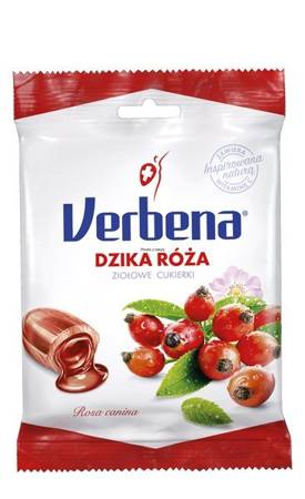 Cukierka VERBENA Dzika róza + witamina C 60g