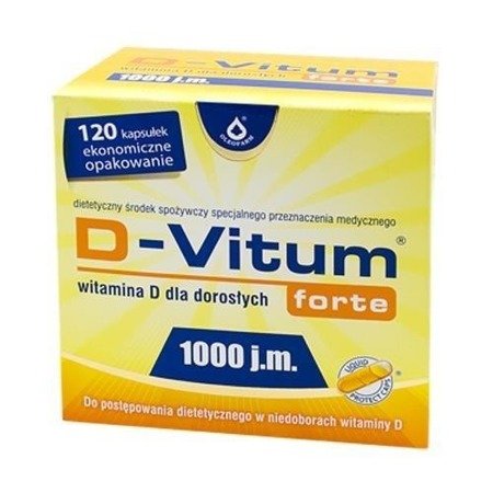 D-Vitum forte 1000 j.m. x 120kaps.