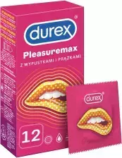 DUREX PleasureMax nawilżane prezerwatywy 12 sztuk