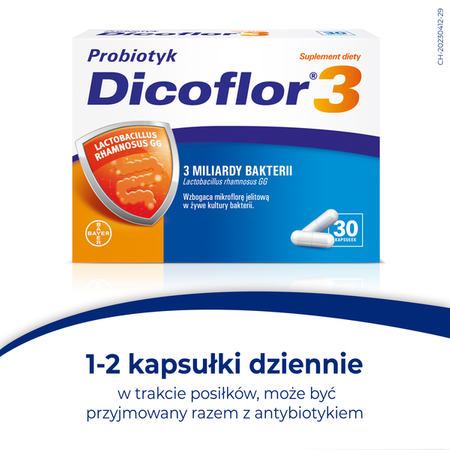 Dicoflor 3, kapsułki, 10 sztuk