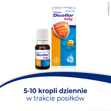 Dicoflor Baby, probiotyk, krople, 5 ml