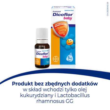 Dicoflor Baby, probiotyk, krople, 5 ml