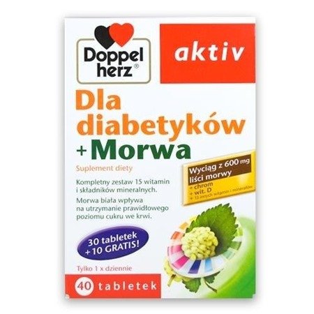 Doppelherz aktiv Dla diabetyków+Morwa tabletki