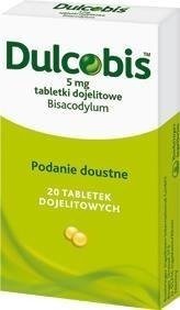 Dulcobis 5 mg x 20 tabletek