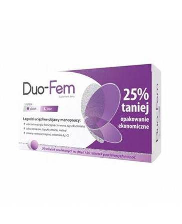 Duo-Fem (56+56 tabletek) 25% gratis  112 tabletek