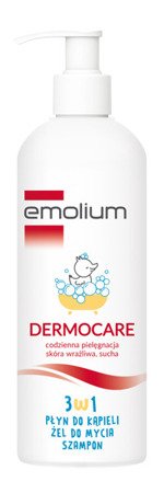 EMOLIUM Dermocare 3w1 Płyn/żel/szampon, 400 ml