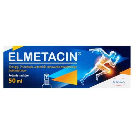 Elmetacin aerozol leczniczy, 50 ml