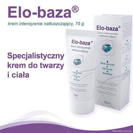 Elo-baza Krem intensywnie natłuszczający 75g