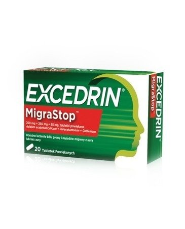 Excedrin Migra Stop  20 tabletek powlekanych