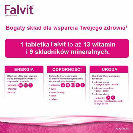 Falvit, 70 tabletek (60+10 gratis)