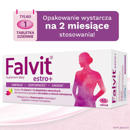 Falvit Estro+ tabletki powlekane 60 sztuk
