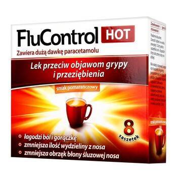 FluControl Hot proszek, 8 saszetek