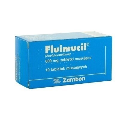 Fluimucil Forte tabletki musujące 0,6 g, 10 sztuk