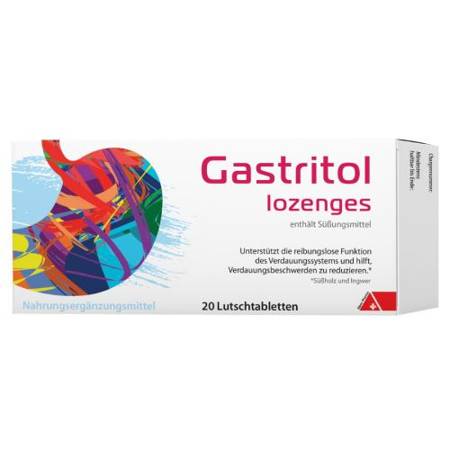 Gastritol Lozenges, 20 pastylek do ssania 