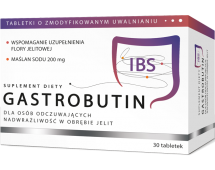 Gastrobutin IBS tabletki o zmodyfikowanym uwalnianiu 200mg, 30 tabl.