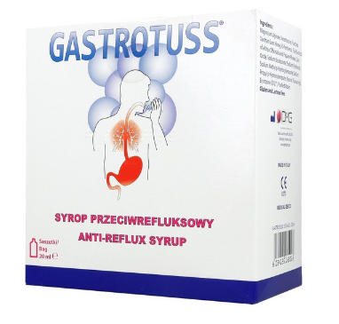 Gastrotuss Syrop przeciw refluksowi, 25 saszetek po 20 ml