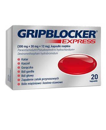 Gripblocker Express, 20 kapsułek