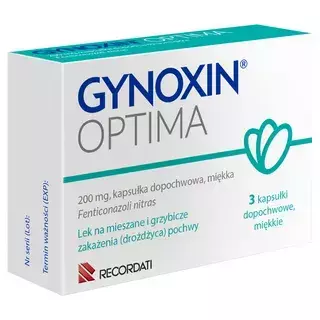 Gynoxin Optima 200mg *3 IRI kapsułki dopochwowe 