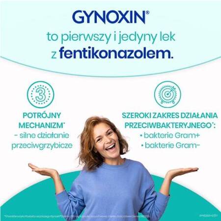 Gynoxin Optima 200mg, 3 tabl. dopochwowe