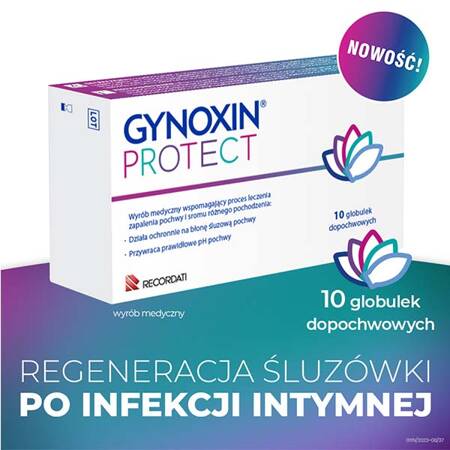 Gynoxin Protect globulki dopochwowe,10 globulek x 2g