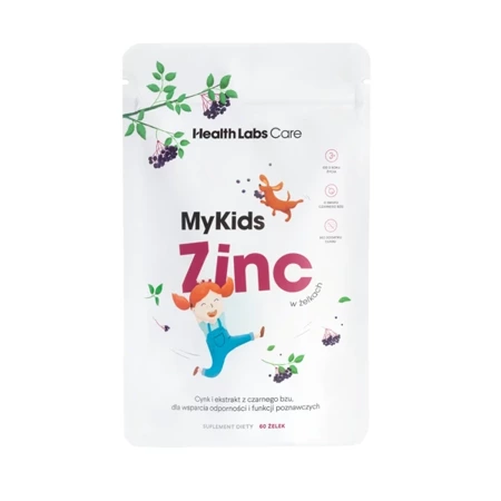 HEALTH LABS CARE MyKids Zinc w żelkach, 60 żelek