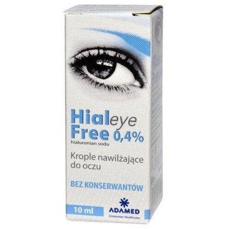 HIALEYE FREE 0,4% krople do oczu 10 ml